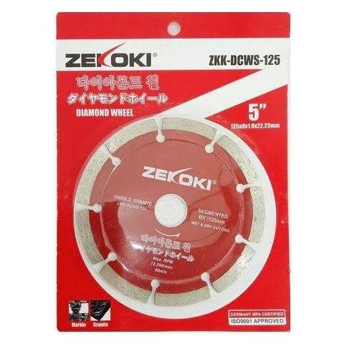 Zekoki ZKK-DCWS-125 Diamond Cut Off Wheel 5 Zekoki ZKK-DCWS-125 Diamond Cut Off Wheel 5